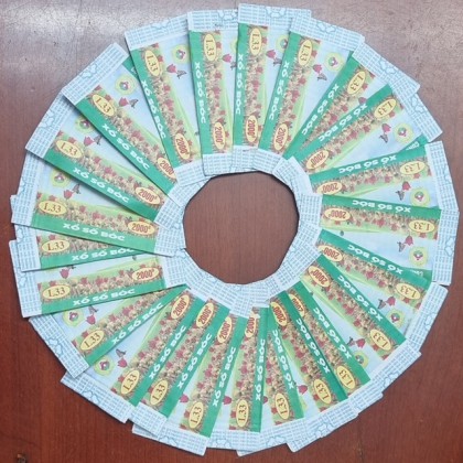 Kết quả xổ số Bóc phát hành ngày 13/5/2025