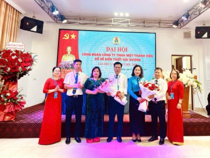 Công đoàn Công ty Xổ số KT Hải Dương tổ chức ĐH công đoàn