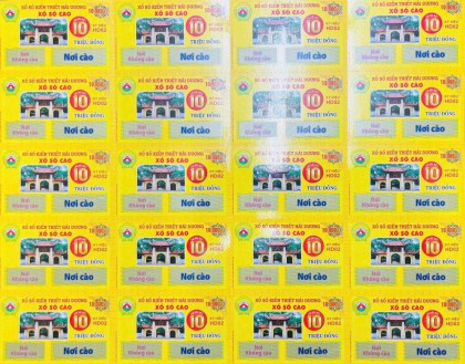 Kết quả xổ số Cào phát hành ngày 09/02/2026