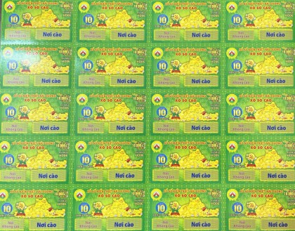 Kết quả xổ số Cào phát hành ngày 12/5/2026
