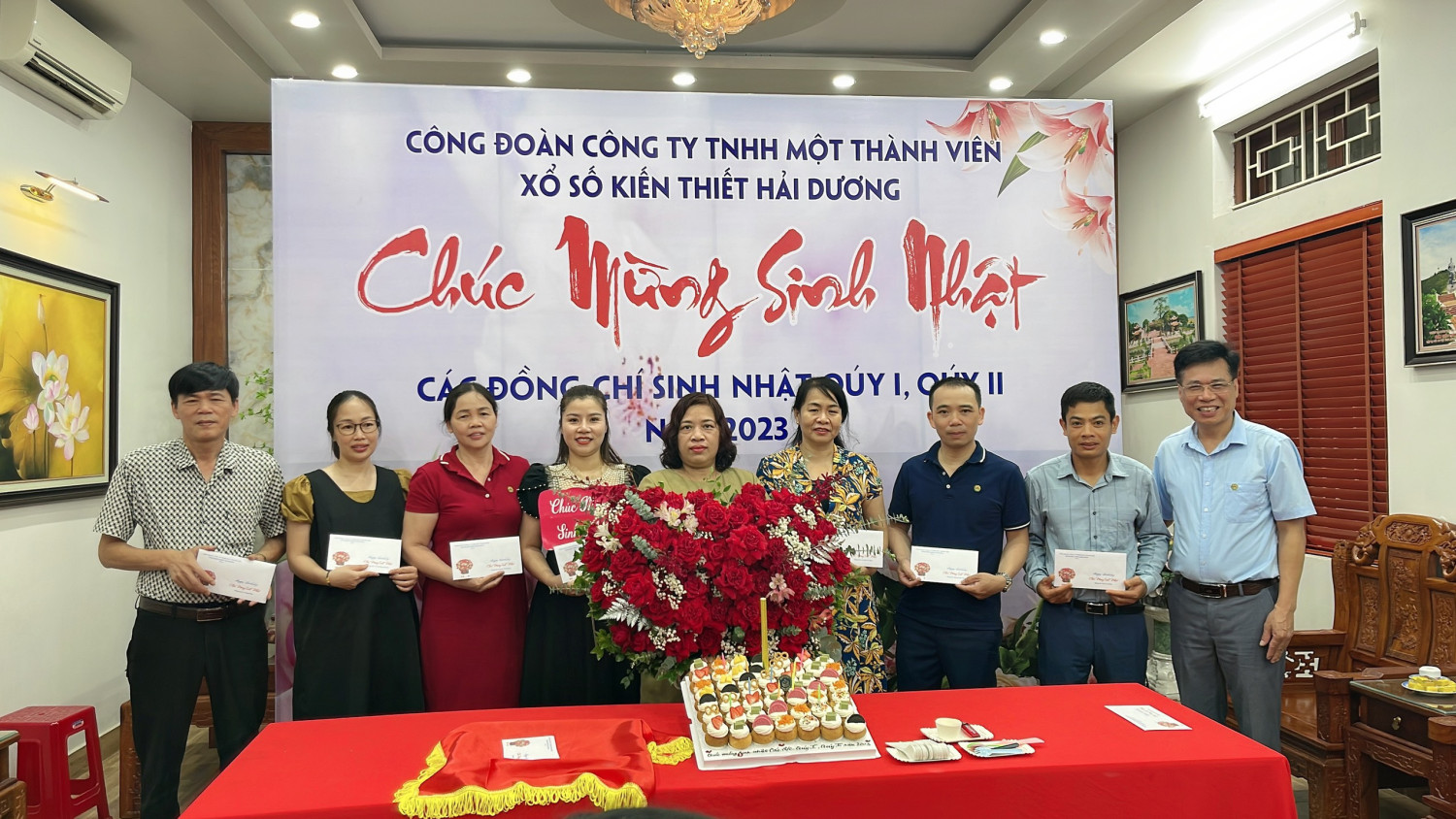 Công đoàn Công ty tổ chức sinh nhật năm 2023